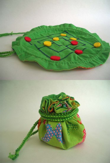 Selbstgemachtes Mühlespiel