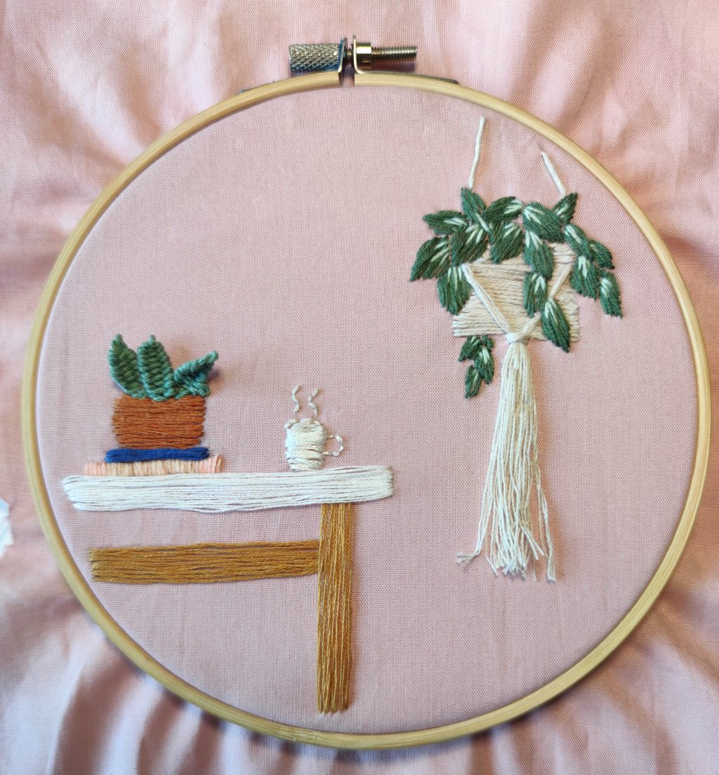 Hyggeliges Stickbild